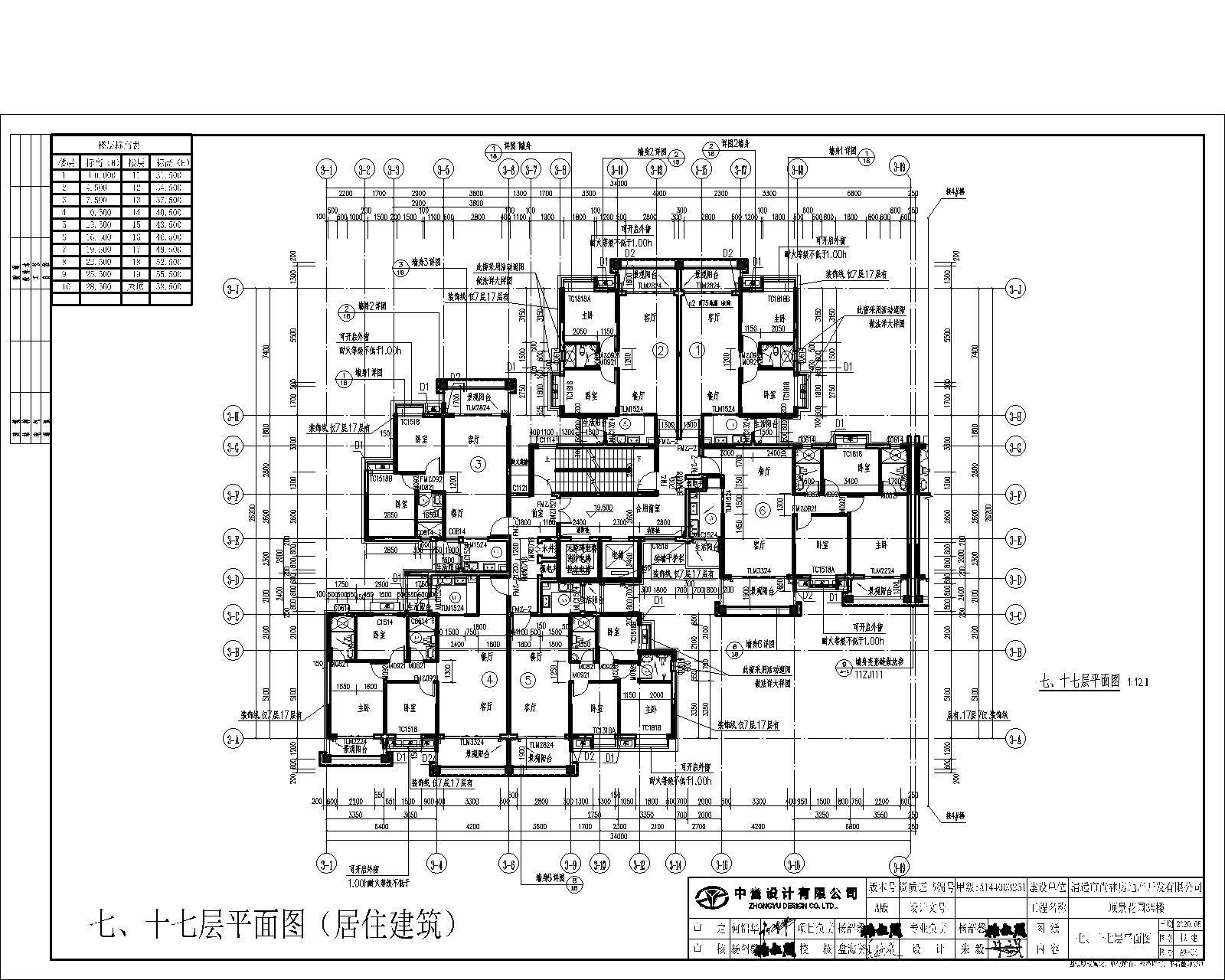 順景花園3#樓7、17層平面圖(修改后).jpg