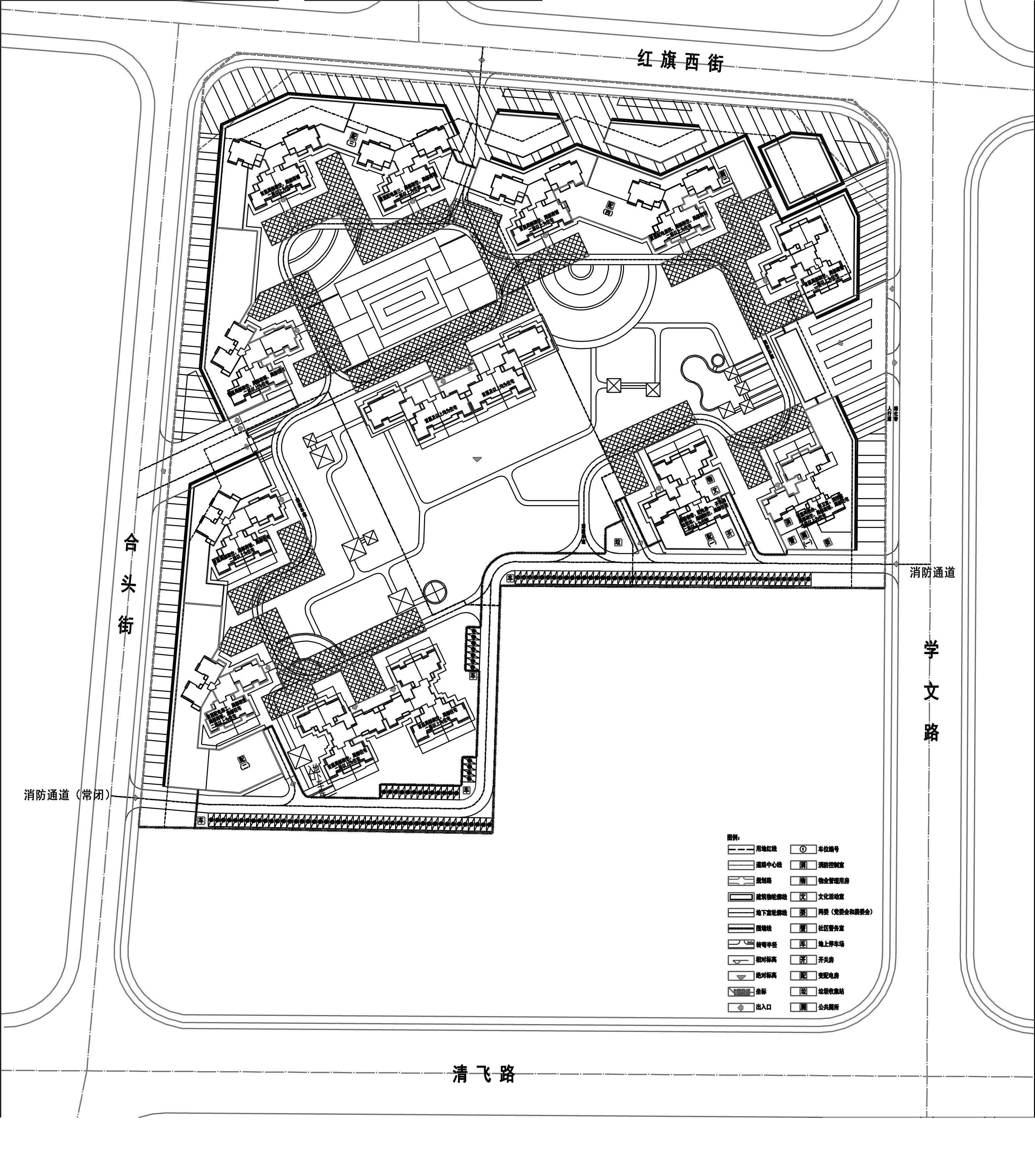 清遠(yuǎn)市悅江南花園項(xiàng)目規(guī)劃報(bào)建總圖_t7-0324-Model.jpg