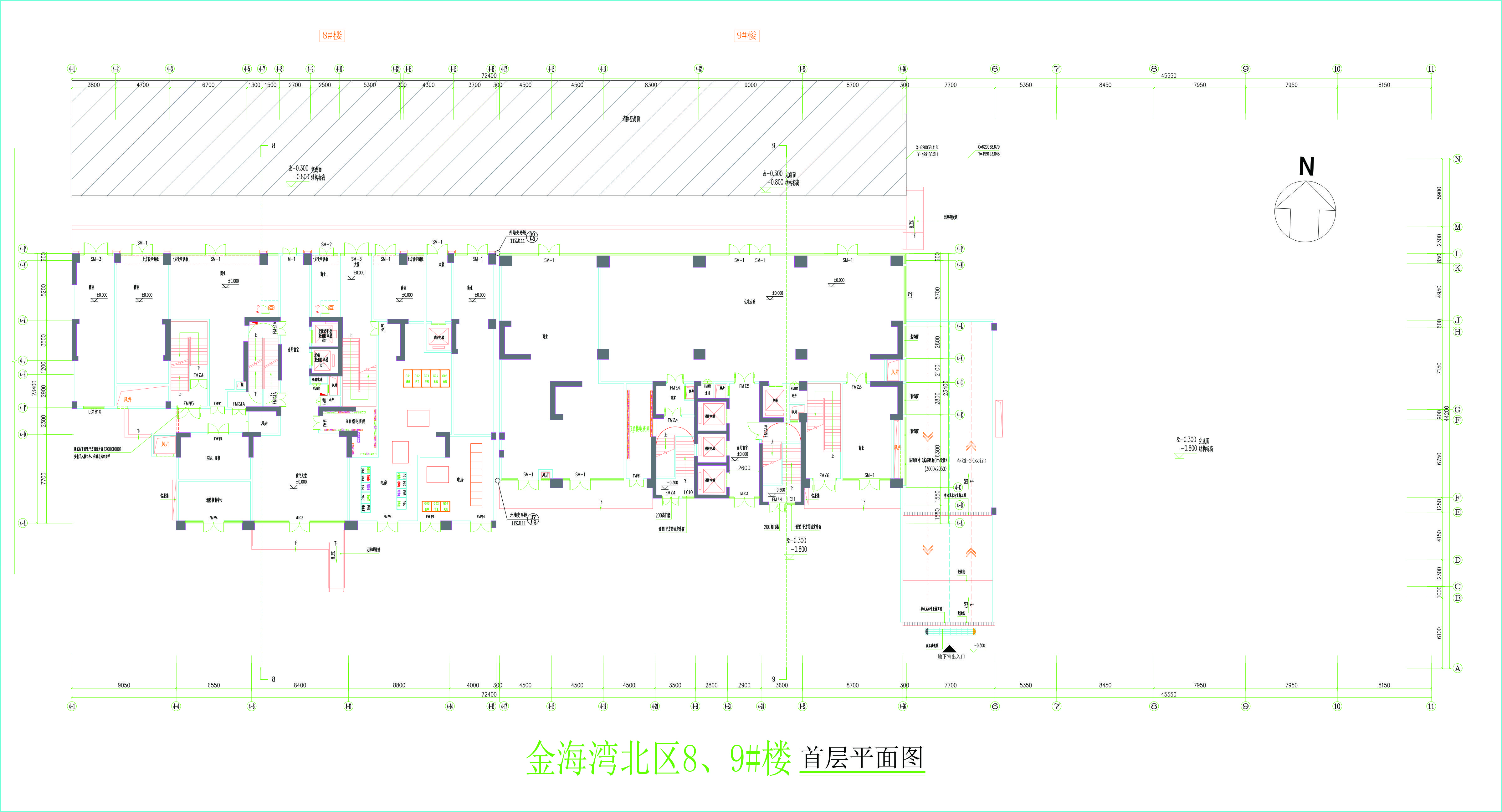 金海灣北區(qū)8、9#樓首層平面圖.jpg