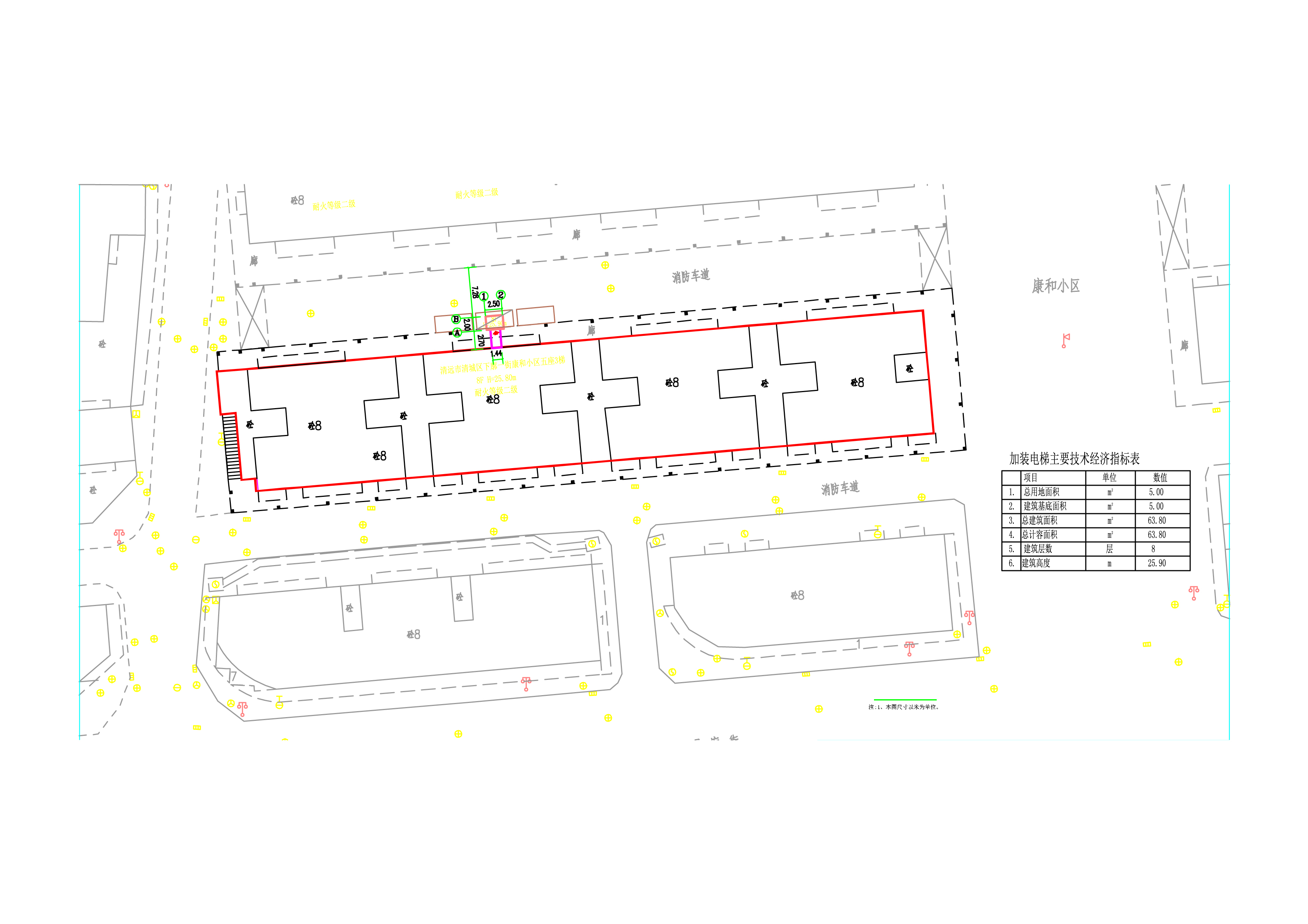 下廓一街康和小區(qū)五座3梯加裝電梯總平面圖 2022-L.jpg