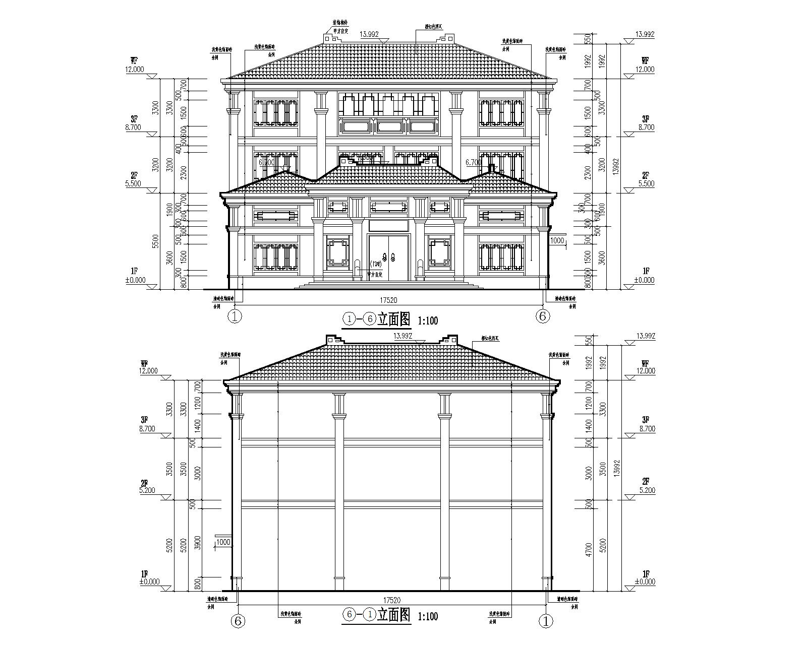 龍森谷1號樓報(bào)建圖立面圖.jpg